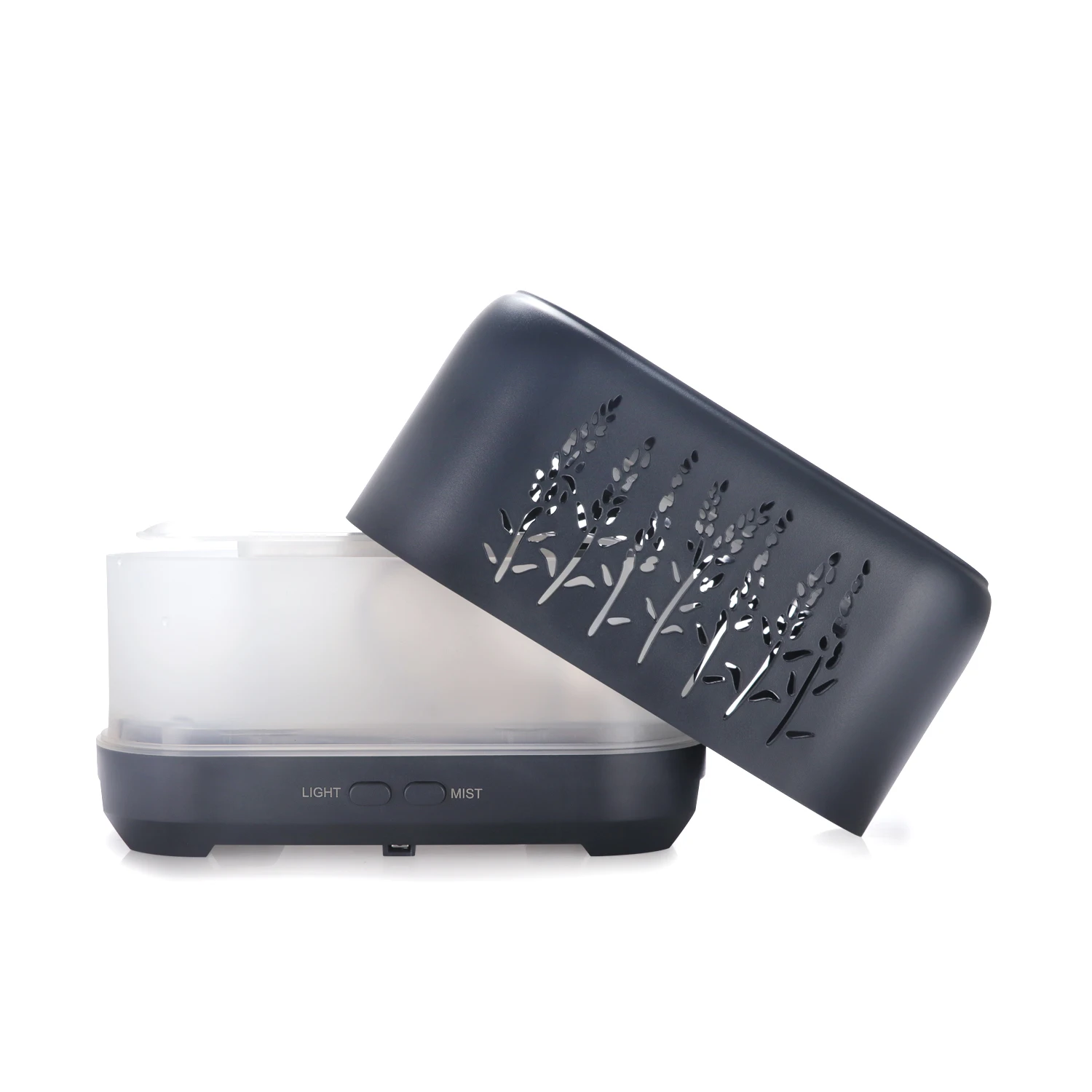 200ml 3D Flame Aromatherapy Essential Oil Diffuser Remote Control Cool Mist Ultrasonic Air Humidifier