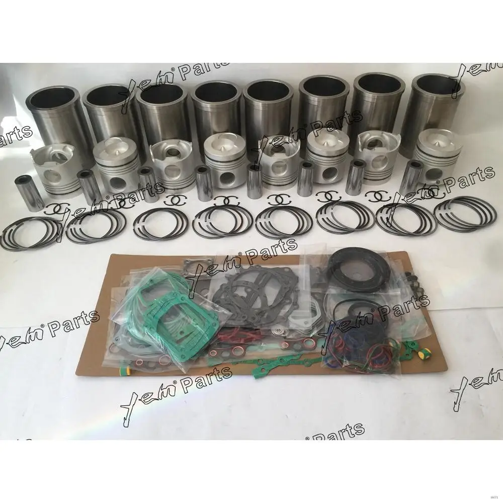 EF750 Engine Rebuild Kit With Cylinder Liner Full Gasket Kit for Hino