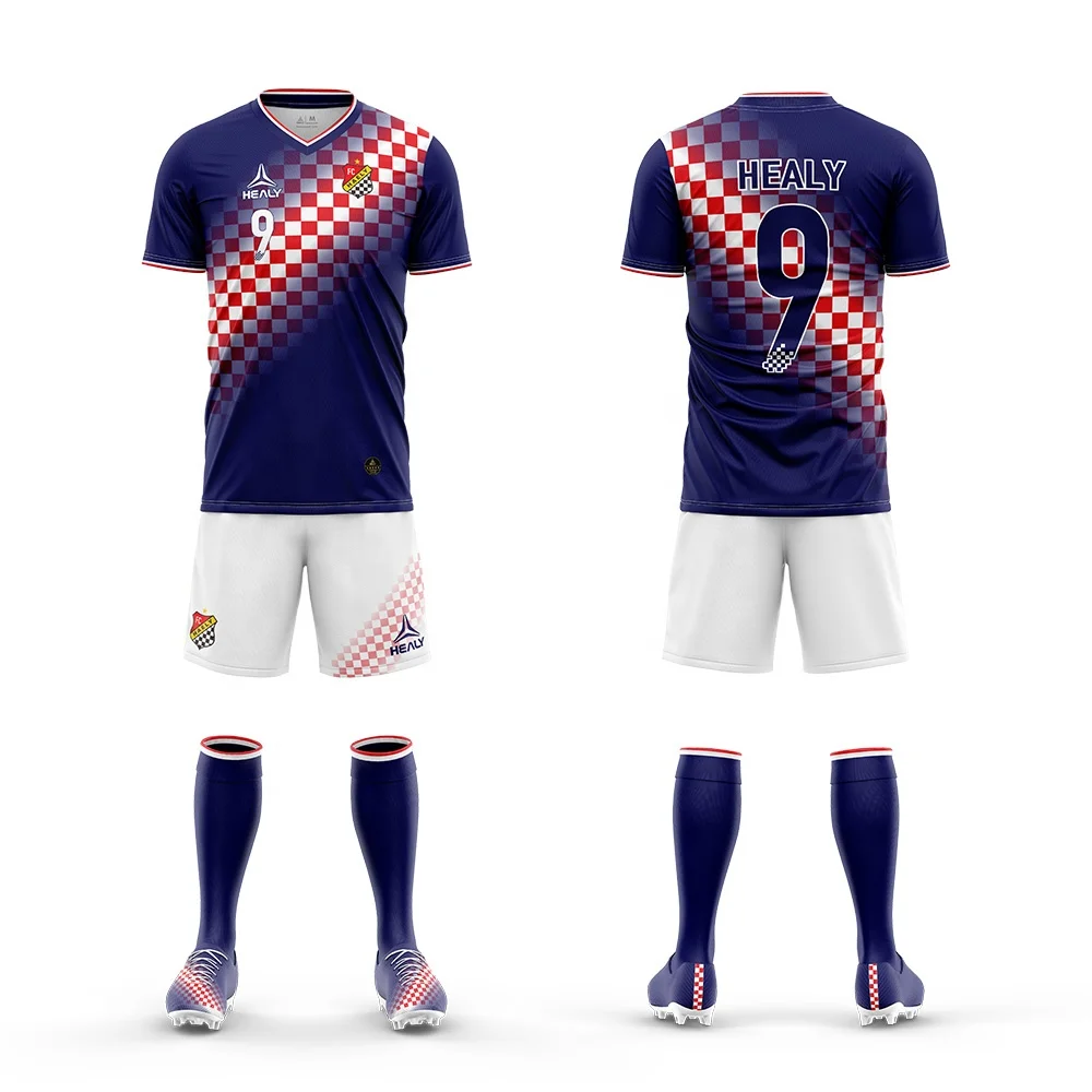 Retro Lightning - Custom Soccer Jerseys Kit Sublimated Design-XTeamwear