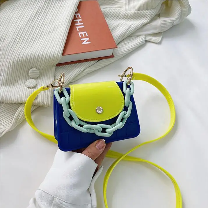 2021 Summer mini jelly bags women jelly pvc purse fashion designer handbags for women kids jelly purses