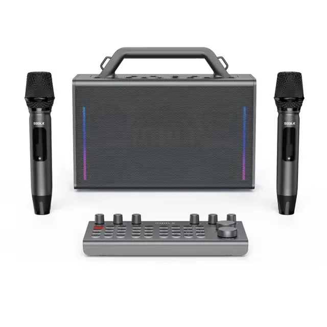 SODLK S1116 Party Karaoke Boombox Waterproof Subwoofer Portable Speakers Quality Slim High Bass Home Theater Blue Tooth Speaker