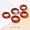 Natural Red Jasper Ring
