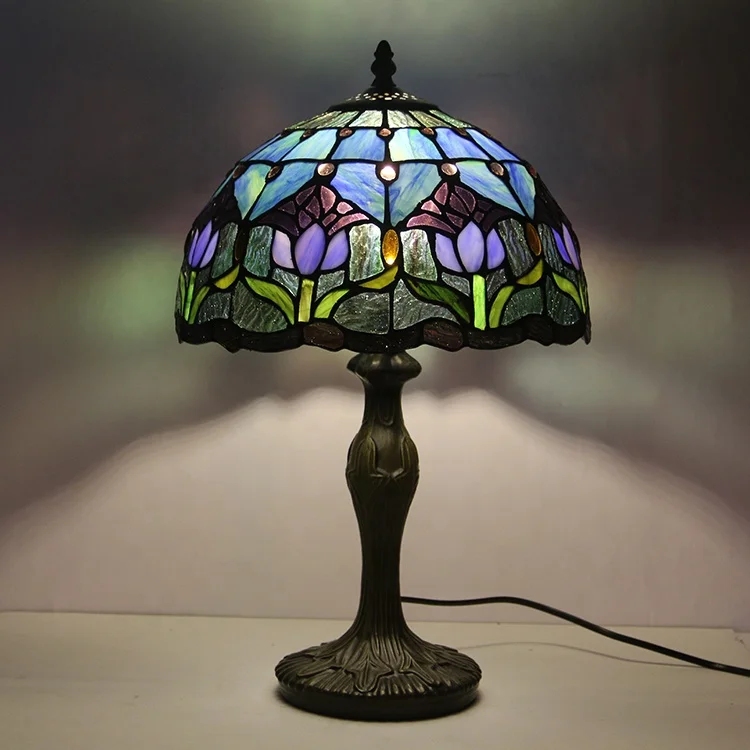 Longhuijing Tiffany Style Stained Glass Table Lamp