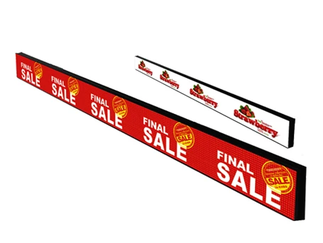 WiFi Control LED Shelf Screen GOB P0.9 P1.2 P1.5 P1.8 Advertising Smart Shelf LED Display Shelf Screen bar Screen for Retail