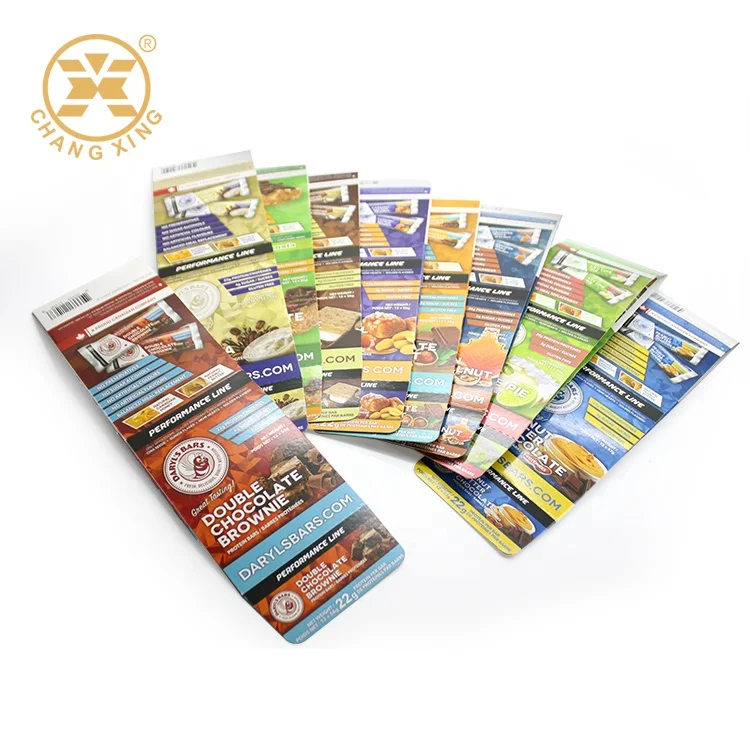 Custom Printed Cardboard Counter Display Boxes For Energy Bar Chocolate