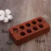 Premium solid ebony wood with 9 beveled holes