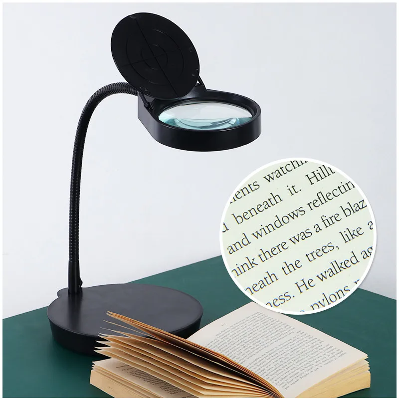 cross stitch stand with magnifier