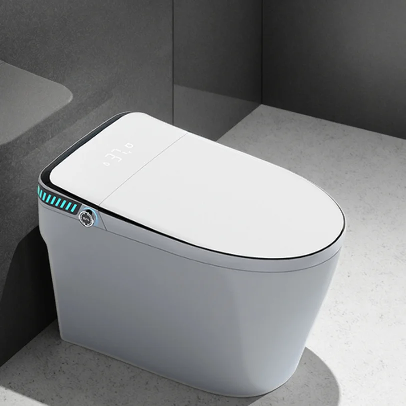 Automatic Sanitary Ware Floor Mounted Creamic Bathroom Intelligent Wc Smart Toilet for Hotel