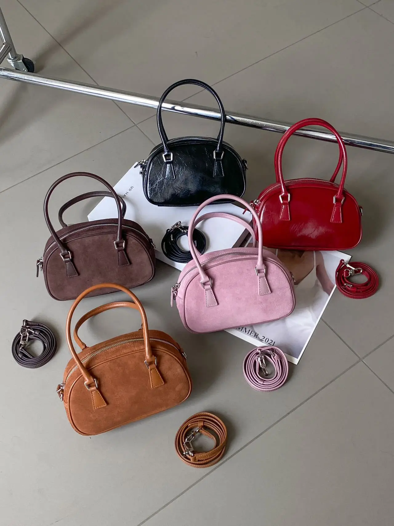 New Luxury Genuine Leather Small Handbag For Women Design Simple