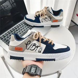 Wholesale Hip Hop Style Men's Board Shoes Fashion Colorful Casual Shoes for Men New Design Sport Flat Male Platform Sneakers Boy
