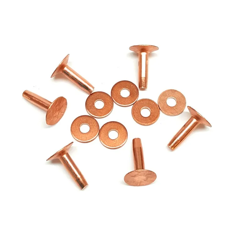 Copper Saddler Rivet And Burrs Saddle Rivets Copper Burrs Brass Rivet