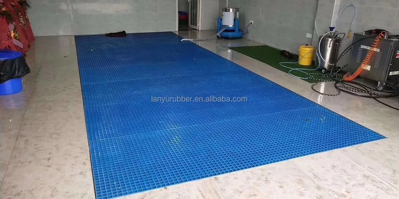 Frp Moulded Grate Sidewalks Rectangular Mesh Frp Grating