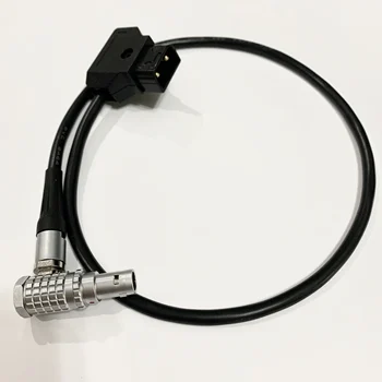FHG to D-Type 2Pin Cable, Video D-TAP to 0B 2 Pin Male Angled Power Cable for Teradek Bond 2000