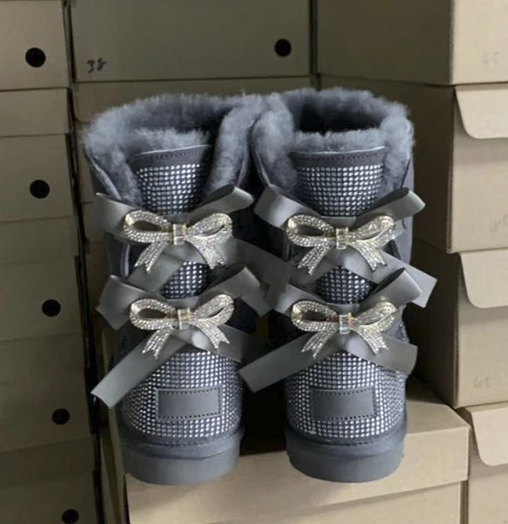 rhinestone moon boots