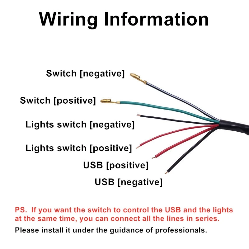 Motorcycle Headlight Transparent Switch Handlebar Easy Install 12v Dc ...