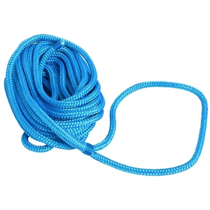 boat accessories Double Braid dock line polyester line 12 mm