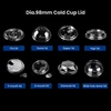 Clear cup lid