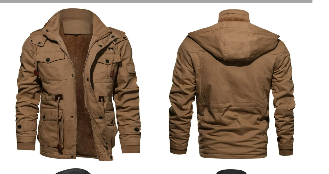 Custom Winter Outdoor Plus Size Pilot Winter Fleece Puffer Jacket ...