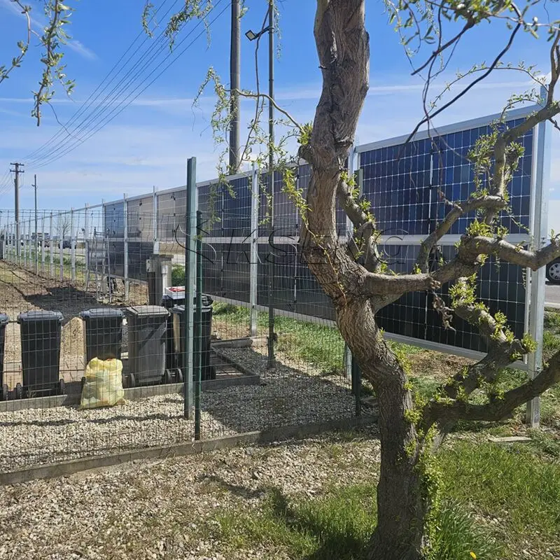 Kseng Solar Fence Pv Solar Panels Vertical Support Ground Mounting System Solar Farm