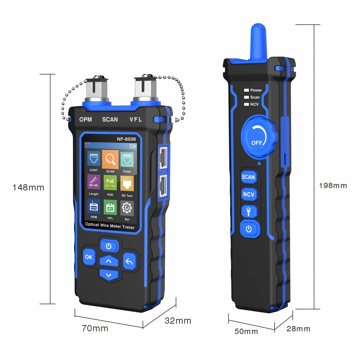 Multi-Function Optical Wire Meter Tracer NF-8508 Tester for Telephone Cable Continuity Fault Finder Wire Tracer for Fiber Optic