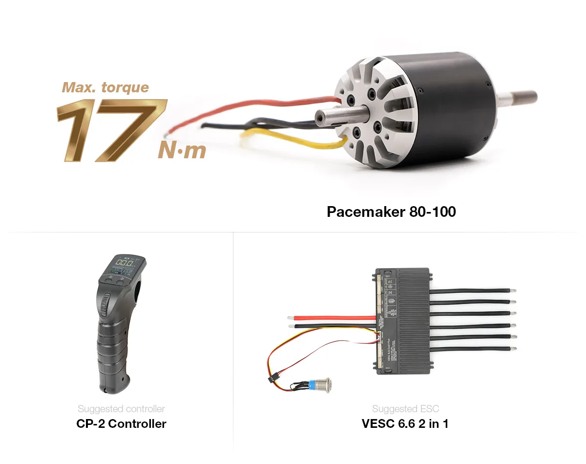 200KV 7000W Brushless DC Motor with 15000 RPM for Electric Bike Electric Skateboard and Go Cart