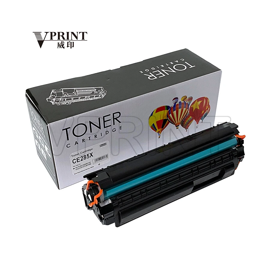 एचपी 85एक्स सीई285एक्स लेसरजेट प्रो पी1102 एम1132 एम1212 एम1214 एम1217 साठी कॅनॉन एलबीपी6030 टोनरसाठी अनुकूल उच्च उत्पादन काळा टोनर कार्ट्रिज