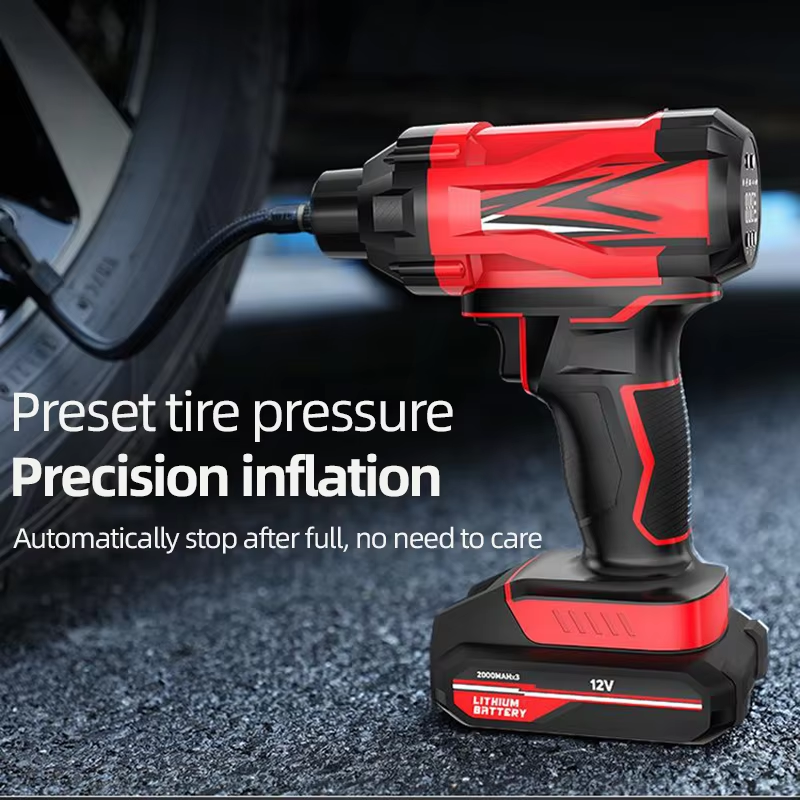 Переносные автомобильные шины пневматический насос портативный беспроводной автомобильный компрессор 12В бе