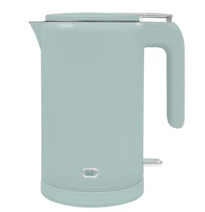 1.8L Stainless Steel Electric Kettle 360 Degree Rotational Base Cordless Color Indicator Keep Warm for Outdoor Hotels Households