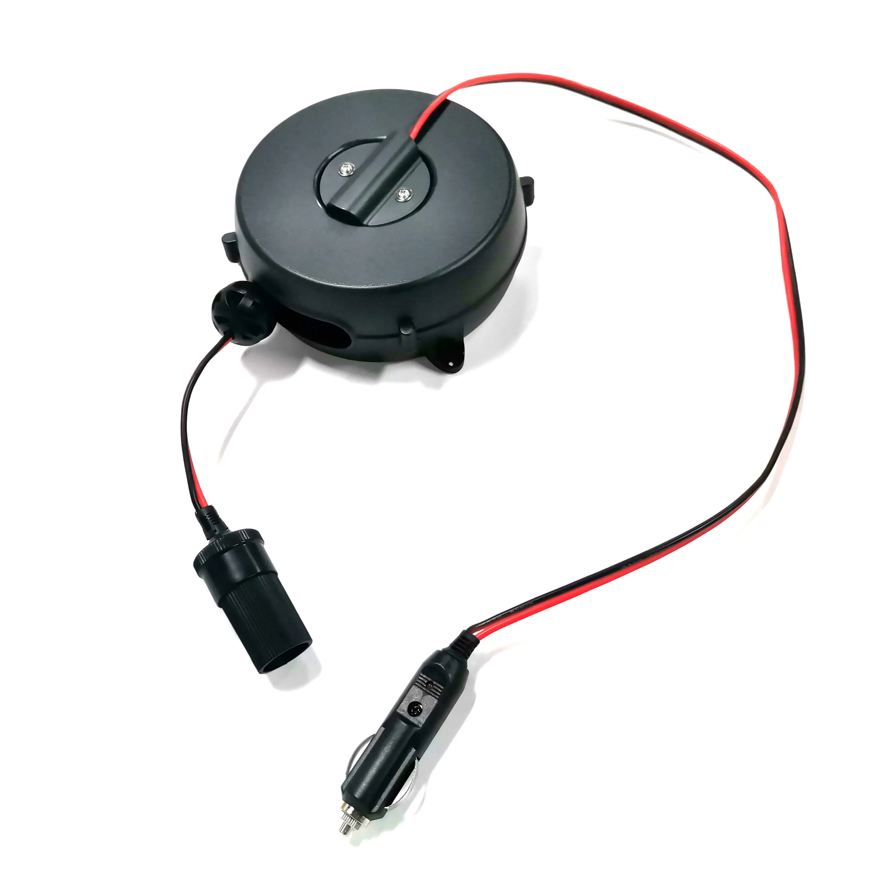 Ft1 Vm-1 12v Retractable Cable Reel With Car Cigarette Lighter Plug ...