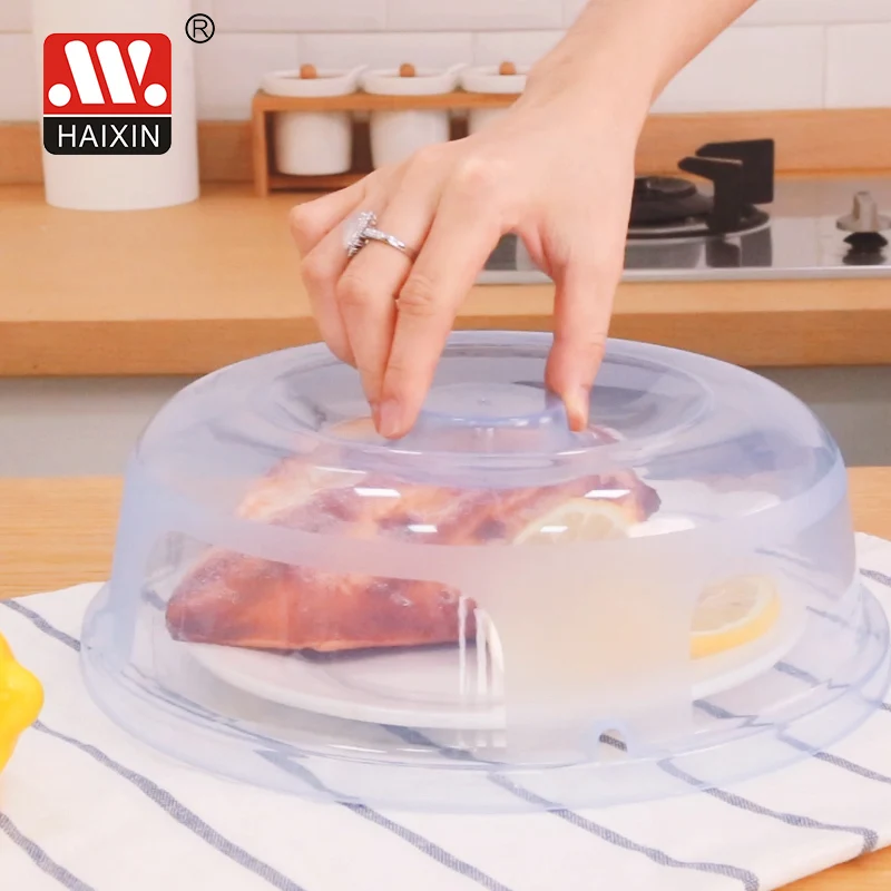 Bpa Free Pp Plastic Round Microwave Lid Cover Microwave Splatter Cover