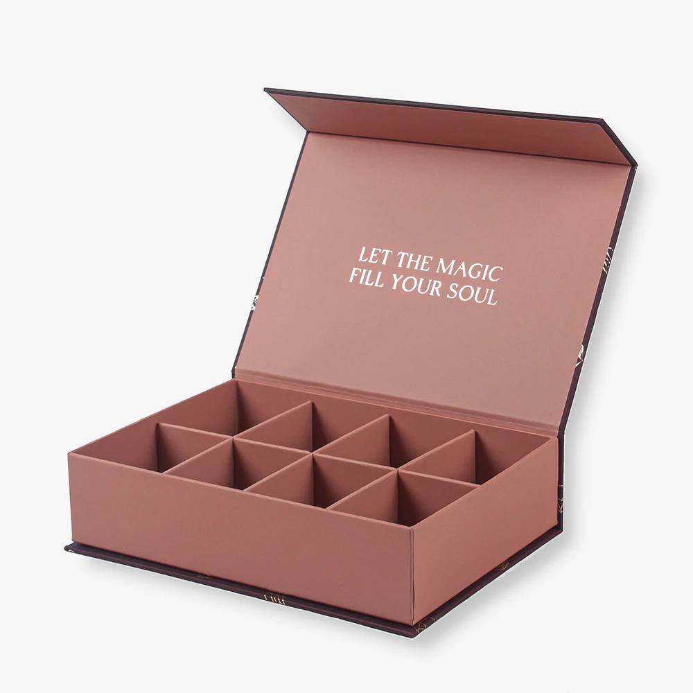 Candy Chocolate Packing Box Book Shape Rigid Magnetic Chocolate Gift Box Wholesale Luxury Custom Logo Sweet Self Erecting Boxes