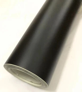 best price Self adhesive matte black automotive vinyl wrap