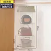 Beige 3-layer three-dimensional bag hanging bag