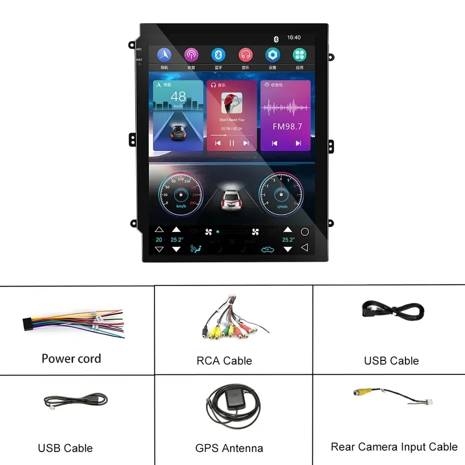 Estilo Tesla Universal 9,7 pulgadas Android Car Radio Automotive Multimedia GPS Player
