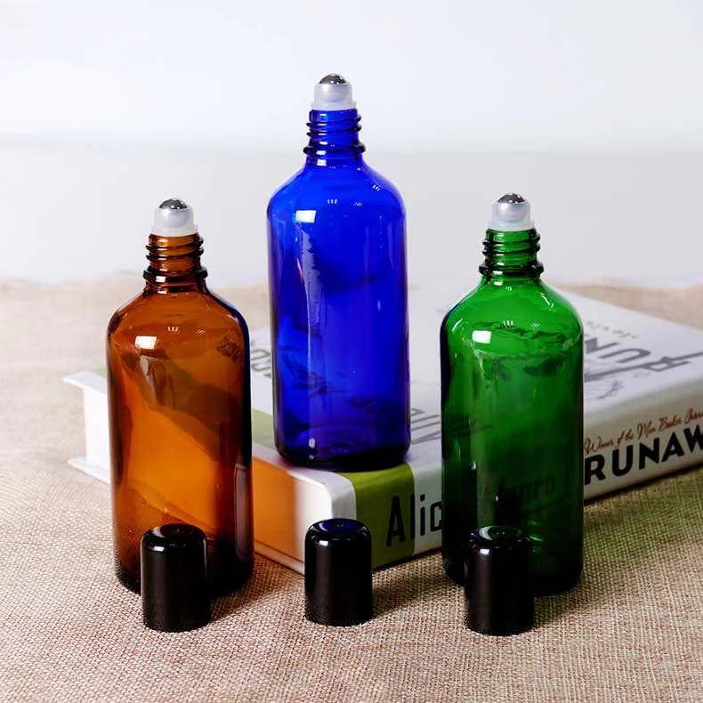 5ml 10ml 15ml 20ml 30ml 50ml 100ml blue green essential oil roller bottles 5 ml amber bottle b for essential oils
