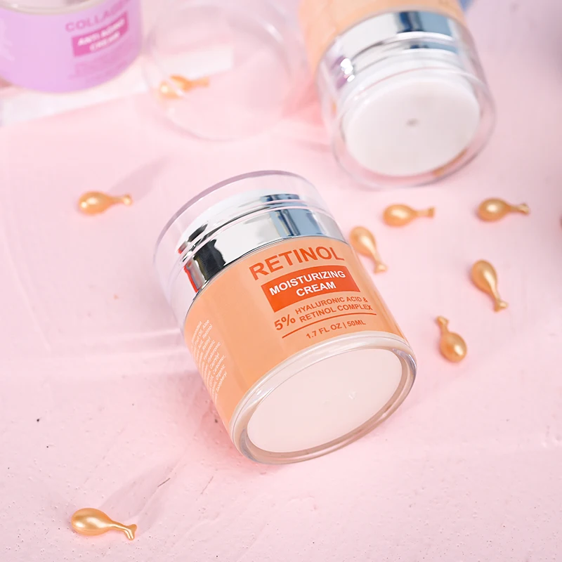 AiXin Private Label 50ML Hydrating Anti Wrinkle Repairing Smoothing Skin Brightening Vitamin a Face Moisturizer Retinol Cream