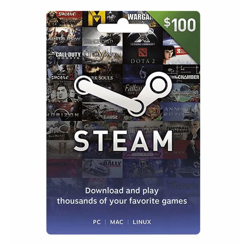 500US Steam Gift Card Digital Code