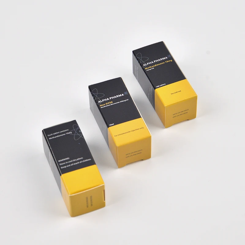 Custom Paper Packaging Box 2ml 3ml 5ml 10ml Vial Bottle Pharma Paper Box