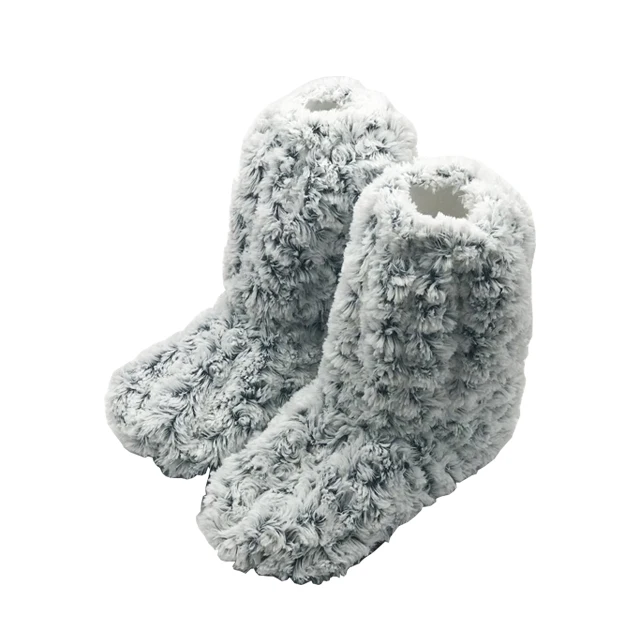 Foot Plush Microwave Heating Slippers