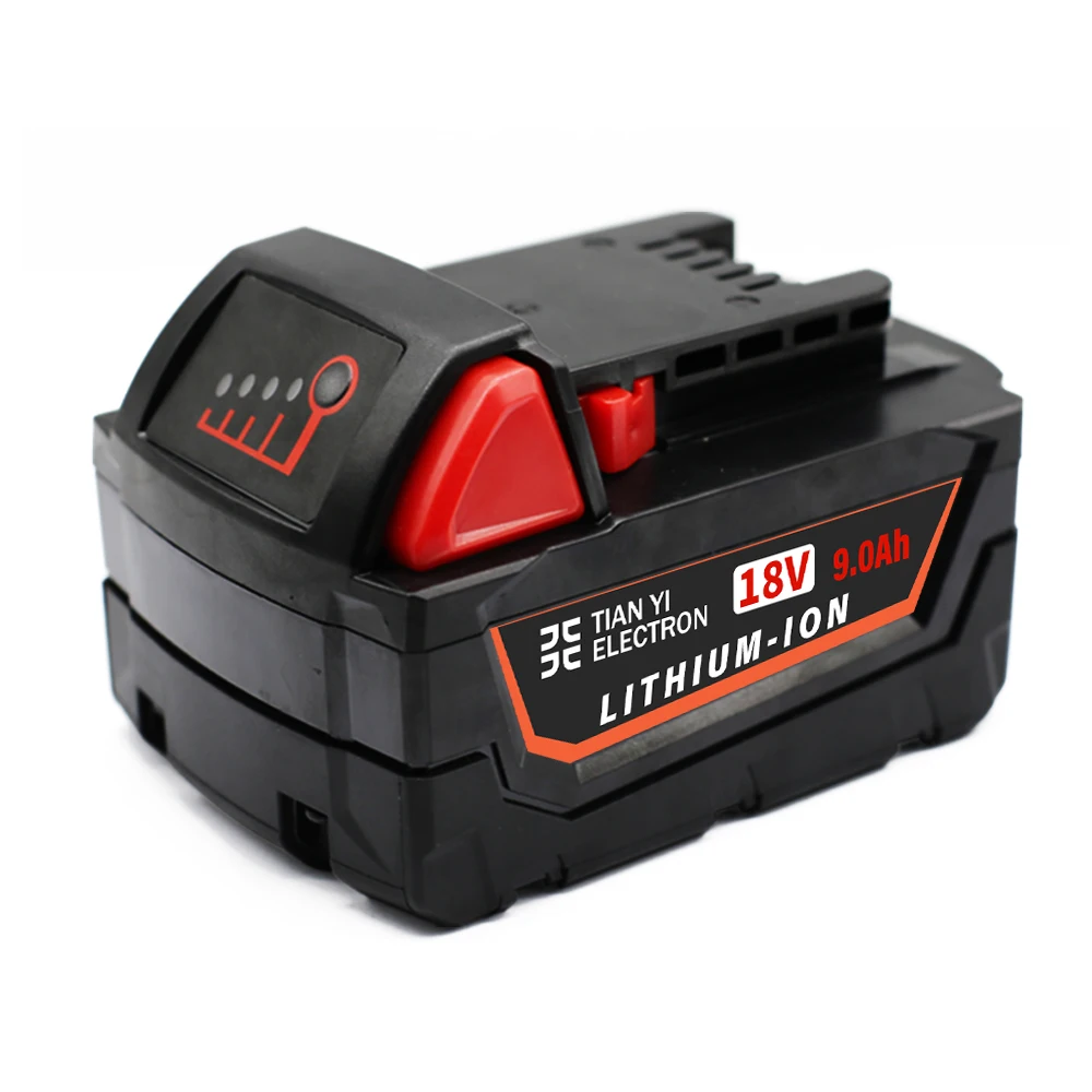 18v Large Capacity Li-ion Battery For Milwaukee M18 M18b2 Power Tools ...