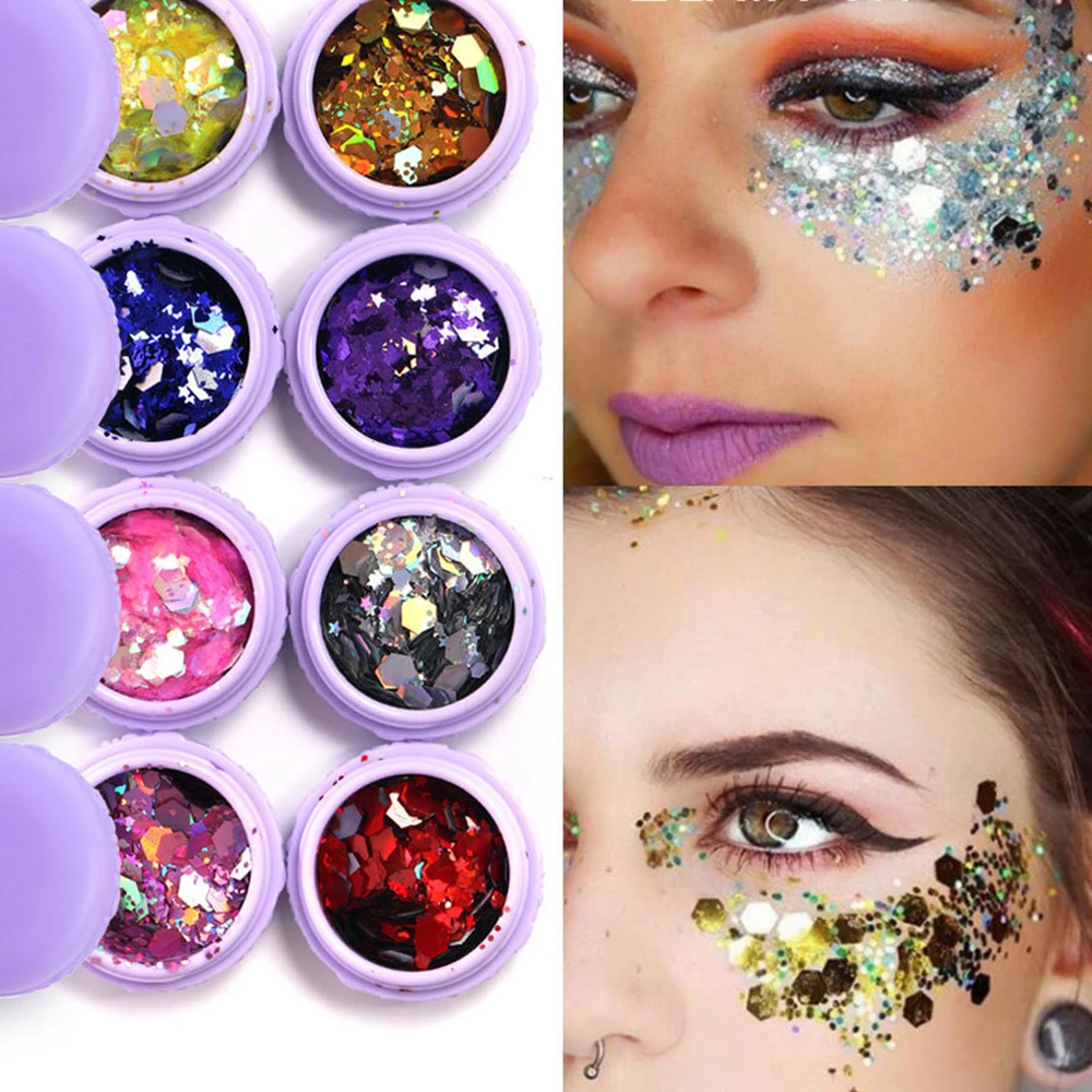 
Пурпурный макарон, лазерные блестки, блеск, красота, макияж, музыка, фестиваль, вечеринка, макияж 