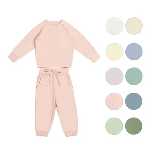 New Product Custom Colors Infant Pajama Set Summer Toddler Long-Sleeved Pants 2 Pieces Suit Long Sleeve Bamboo Baby Clothing Set