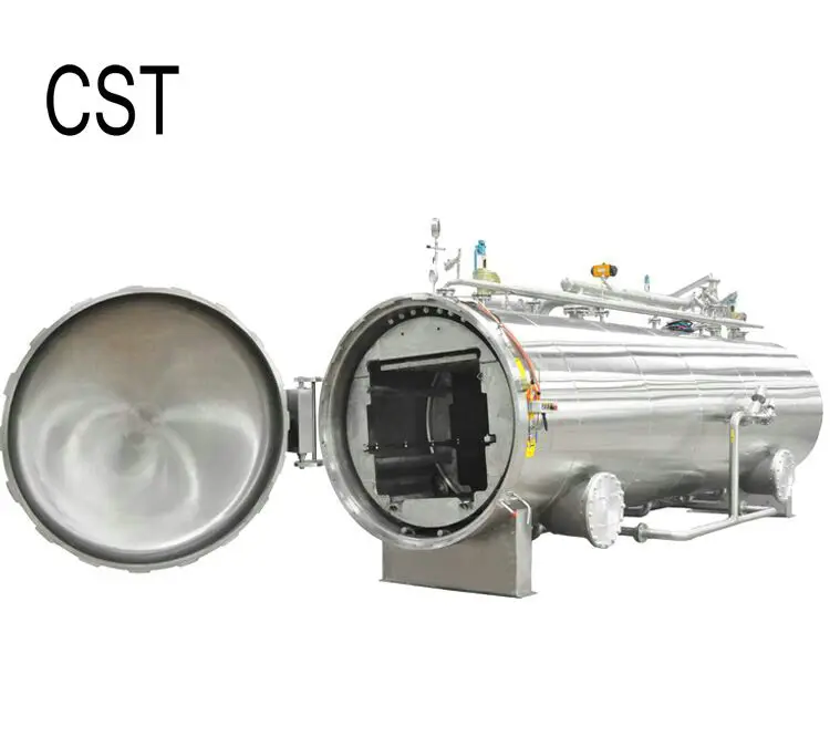 DN1400mm rotary autoclave for can beans