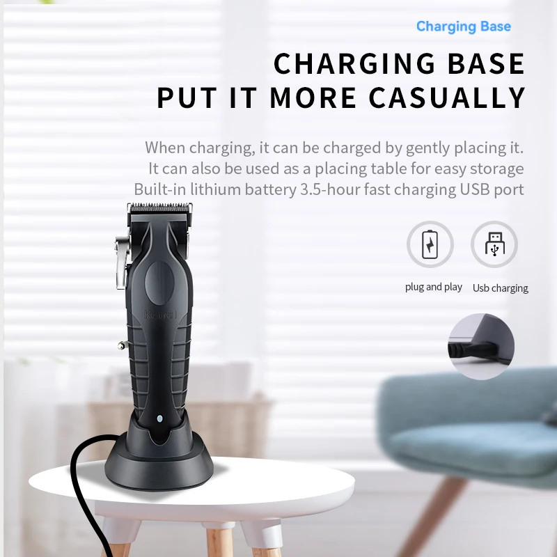 Usb перезаряжаемая аккумуляторная электрическая тела паха машинка для стрижки волос Kemei Km-2296 2500 мА/ч литий-ионный аккумулятор регулируемый триммер мужчин