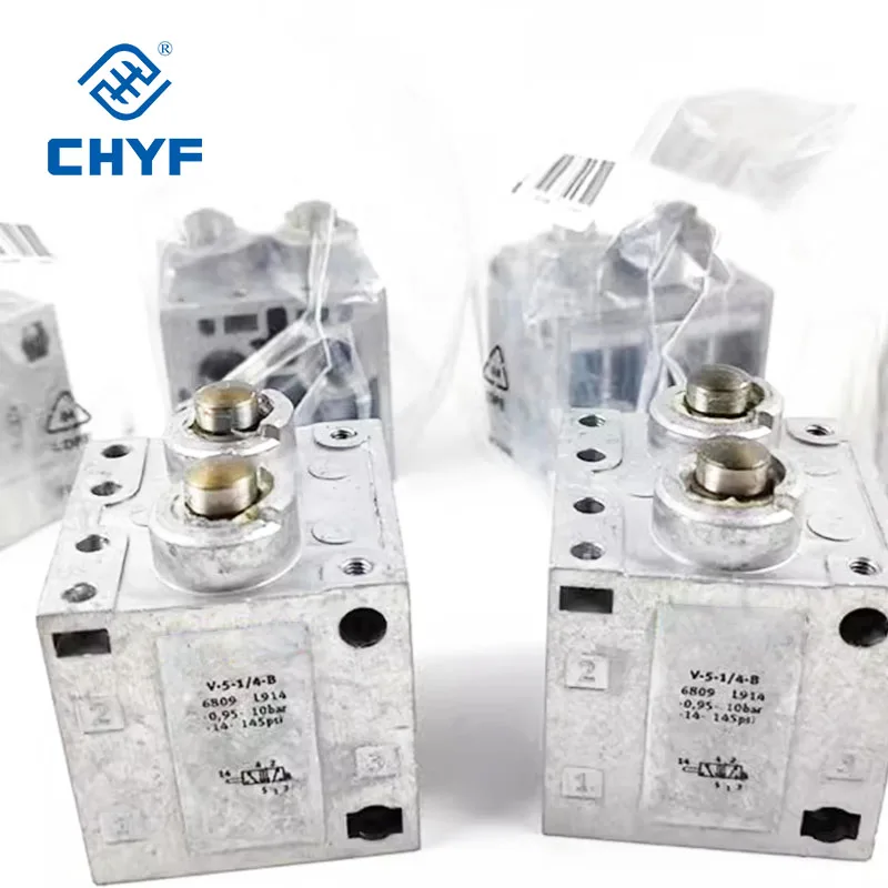 Stem-Aktivierter Ventilrolle-Hebelventil V-3-M5 3626 L-3-M5 3628 R-3-M5 3629