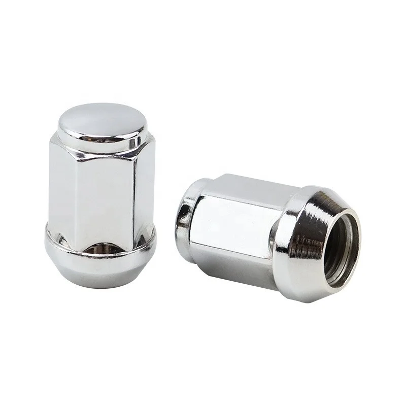 Customizable Packaging Wheel Lock Nut M12 x 1.5 M12 x 1.25 Car Wheel Lug Nut 35mm Chrome Steel Lug Nuts supplier