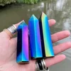 Electroplated Obsidian Point