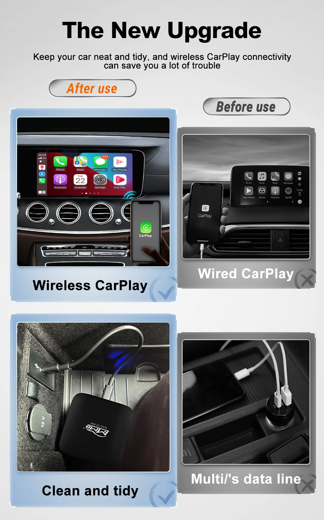 Mmb Ai Box Carplay Android 11 For Cars With Factory Carplay Function