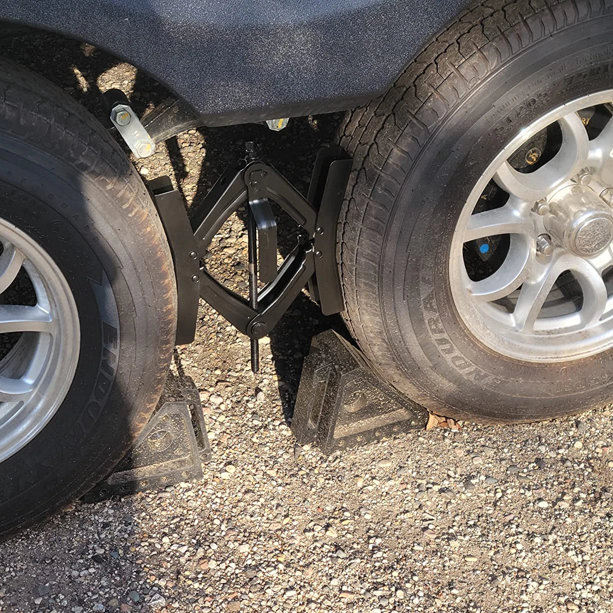 Camper Metal Wheel Chocks Stabilizer X Chock 2 Pack For Travel Trailer