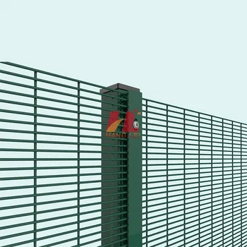 Galvanized Anti Climb High Security 358 Fine Mesh Fence Panels for Prison Clear View Electric Protection 358 Fence